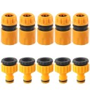 Ensemble de 10 pièces de raccords rapides pour tuyau Raccords en plastique pour l'irrigation de jardin Connexion au robinet de jardin Lavage de voiture Jardin 4