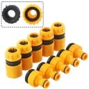Ensemble de 10 pièces de raccords rapides pour tuyau Raccords en plastique pour l'irrigation de jardin Connexion au robinet de jardin Lavage 3