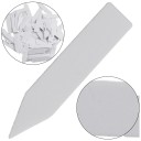 Ensemble de 100 étiquettes en plastique pour plantes 5 cm Étiquettes blanches pour pots de fleurs et parterres Résistantes à l'eau, étiquettes 3