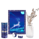 Ensemble de 12 rouleaux de ruban adhésif 1,5 cm x 2 m Ciel nocturne polaire étoiles dorées lune planètes constellations ensemble premium 7