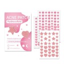 Ensemble de 156 pièces de Patches pour l'acné 6–10 heures Étanches Autocollants pour boutons Correcteur de visage Végans Sans cruauté 1