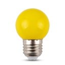 Ensemble de 2 ampoules LED colorées E27 249 lm 220 V Ampoule ronde 7 x 4,5 cm Douille à vis Pour lampes, guirlandes et douilles suspendues 9