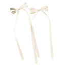 Ensemble de 2 barrettes à cheveux avec un double nœud Barrettes élégantes Accessoire capillaire stylé Pour filles Femmes Coiffure à la mode Maintien délicat et solide 17