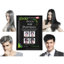 Ensemble de 2 boîtes de 10 sachets de shampooing pour cheveux noirs 25 ml Coloration naturelle avec des herbes noires Cure rapide en 5 minutes Cheveux 3