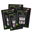 Ensemble de 2 boîtes de 10 sachets de shampooing pour cheveux noirs 25 ml Coloration naturelle avec des herbes noires Cure rapide en 5 minutes Cheveux 4