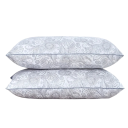 Ensemble de 2 coussins 45 x 70 cm Coussin d'hôtel avec texture douce et veloutée Coussin de sommeil décoratif avec rembourrage confortable 1