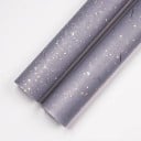Ensemble de 2 feuilles de papier cadeau avec motif d'étoiles et de ciel nocturne 60 × 60 cm papier décoratif mat coloré pour l'emballage 6