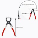 Ensemble de 2 pcs de pinces pour colliers de serrage à verrouillage automatique avec câble + pinces pour colliers de serrage Outils universels 2