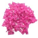 Ensemble de 20 anneaux colorés de 2,7 mm pour les pattes des oiseaux Clips en plastique pour baguer les pigeons, canaris et perroquets 3