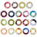 Ensemble de 3 anneaux aromatisants pour bouteille 4 cm accessoire en plastique pour le bouchon de bouteille sportive différentes saveurs 1