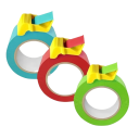 Ensemble de 3 distributeurs de ruban avec coupeur plusieurs tailles 12/25/50 mm dérouleur d'accessoires de peinture outil d'emballage et de découpe 2
