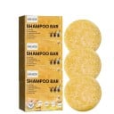 Ensemble de 3 pièces de shampoing solide pour assombrir les cheveux Savon en bâton Polygonum Essences naturelles Couverture des cheveux gris 1