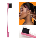 Ensemble de 4 outils de coiffure Vaporisateur 200 ml Peigne à pointe Brosse à cheveux Brosse double face pour les contours Coiffage des cheveux 3