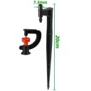 Ensemble de 5 arroseurs de jardin 360° avec piquet de sol et débit réglable pour un arrosage efficace des pelouses et des parterres 2