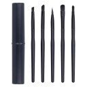 Ensemble de 5 brosses de nettoyage pour montres avec différentes pointes dans un tube de rangement pour un nettoyage délicat des composants et des mouvements 1