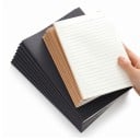 Ensemble de 5 cahiers à lignes A5 20,3 x 14 cm avec 36 feuilles dans chaque cahier et une couverture sans impression pour l'école et le bureau pour des notes 4