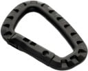 Ensemble de 5 mousquetons en plastique 8,5 x 6 cm Clips universels pour suspendre des clés et des accessoires Couleurs neutres Camping 5