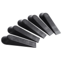 Ensemble de 5 pièces de butées de porte flexibles 11,3 x 3,4 x 2,5 cm Butées antidérapantes pour béton, bois, tapis, carrelage Blocage domestique et de bureau 1