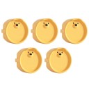 Ensemble de 5 protections de prises pour enfants en silicone flexible, motif ours, contre les chocs électriques 11