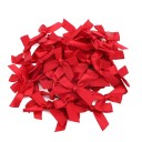 Ensemble de 50 nœuds en satin pour cheveux 4 x 3,5 cm Petits nœuds colorés Accessoire capillaire élégant Brillance douce Fabrication 4