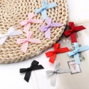 Ensemble de 50 nœuds en satin pour cheveux 4 x 3,5 cm Petits nœuds colorés Accessoire capillaire élégant Brillance douce Fabrication 25