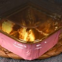 Ensemble de 50 pièces de boîtes de cuisson colorées avec couvercles 9 × 6,5 × 3,5 cm pour muffins, puddings et desserts, cuisson résistante sans plaque 6