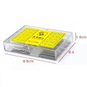 Ensemble de 50 vis de fixation pour bracelets de montres 10 tailles dans une boîte en plastique 8,6x6,4x1,6 cm 2
