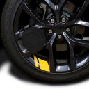 Ensemble de 6 autocollants réfléchissants pour voiture Autocollants réfléchissants pour le côté de la roue Protection et décoration des jantes 5