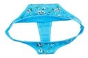 Ensemble de 6 culottes tanga pour femmes avec imprimé floral Coton mélangé avec de l'élasthanne Petit nœud décoratif à l'avant Couleurs choisies 7