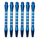 Ensemble de 6 pièces de tiges en aluminium pour fléchettes 5,2 cm tiges métalliques moyennes avec filetage de 4,5 mm différentes couleurs accessoires pour fléchettes en alliage résistant 4