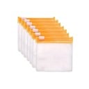 Ensemble de 7 sachets pour médicaments 7,5 x 7,5 cm Sachets transparents à zip Sachets réutilisables Organisateur de voyage Étui 6