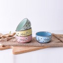 Ensemble de bols à riz avec baguettes 6 pièces 3
