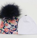 Ensemble de bonnets en coton pour enfants - 2 pièces J3422 16