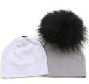 Ensemble de bonnets en coton pour enfants - 2 pièces J3422 1