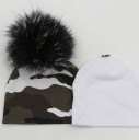 Ensemble de bonnets en coton pour enfants - 2 pièces J3422 2