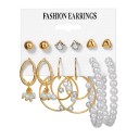 Ensemble de boucles d'oreilles pour femmes 23