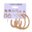 Ensemble de boucles d'oreilles pour femmes 8