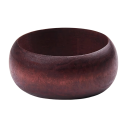 Ensemble de bracelets en bois larges pour femmes de 3,5 cm en bois naturel lisse bracelets solides pour le poignet pour le superposition et le port quotidien 3