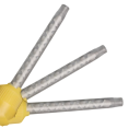 Ensemble de canules de mélange dentaires jetables 1:1 en silicone pour empreintes Canules de mélange intra-orales dentaires 100 pointes et 50 canules 4