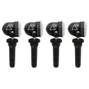 Ensemble de capteurs de pression des pneus 4 pcs 433 MHz Pour voitures particulières Surveillance automatique de la pression et de la température 1