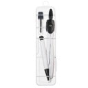 Ensemble de compas avec porte-mine et mines de rechange dans un étui 12 x 2,5 cm 3