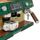 Ensemble de construction cafetière verte 18 x 12,2 x 13,2 cm 928 pièces Ensemble de micro-construction de cafetière avec tasse de café Ensemble créatif pour enfants et adultes 2