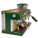 Ensemble de construction cafetière verte 18 x 12,2 x 13,2 cm 928 pièces Ensemble de micro-construction de cafetière avec tasse de café Ensemble créatif pour enfants et adultes 3