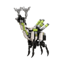 Ensemble de construction du cerf robotique Grazer 210 pièces Modèle de personnage du jeu Horizon Figurine de collection à assembler 15 x 9,7 x 16 cm 3