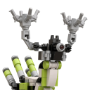 Ensemble de construction du cerf robotique Grazer 210 pièces Modèle de personnage du jeu Horizon Figurine de collection à assembler 15 x 9,7 x 16 cm 4