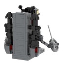 Ensemble de construction mécanique Skibidi Toilet 263 pièces 11x10x8 cm Catégorie d'âge 14+ Modèle interactif Figurine de meme Ensemble humoristique pour adolescents 2