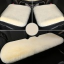 Ensemble de coussins pour sièges de voiture Coussins en peluche pour sièges de voiture Housse chaude pour sièges avant et arrière de voiture ensemble de 3 pièces 10