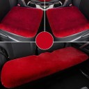 Ensemble de coussins pour sièges de voiture Coussins en peluche pour sièges de voiture Housse chaude pour sièges avant et arrière de voiture ensemble de 3 pièces 6