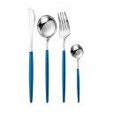 Ensemble de couverts bicolores 4 pièces 2