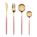 Ensemble de couverts bicolores 4 pièces 1